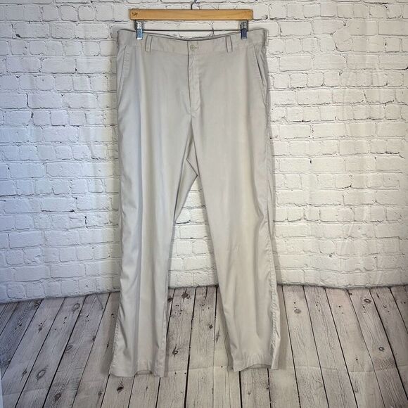 Nike Flex Golf Core Mens Khaki Golf Pants Dri Fit Size W36 x L32 472532-072 LOOK - Picture 1 of 12